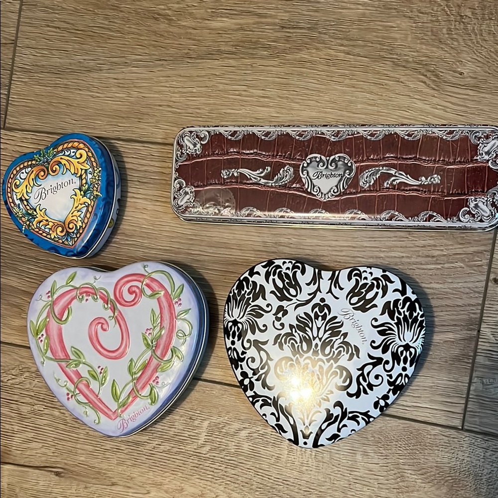 Brighton metal tin containers
